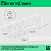 EAN 0196548516629 - HP 350 Compact Multi-Device Bluetooth Keyboard teclado Hogar QWERTY Blanco imagen 9