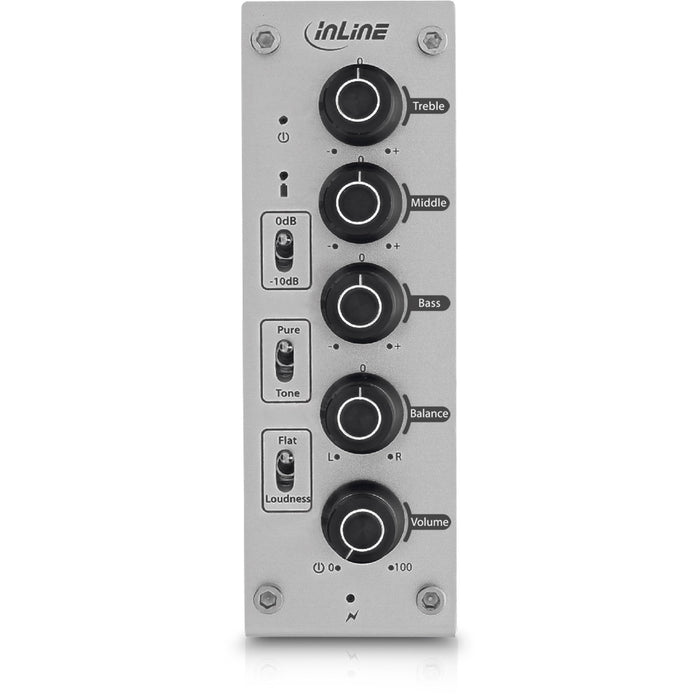 EAN 4043718254583 - InLine 99204I amplificador para audífono Plata imagen 5