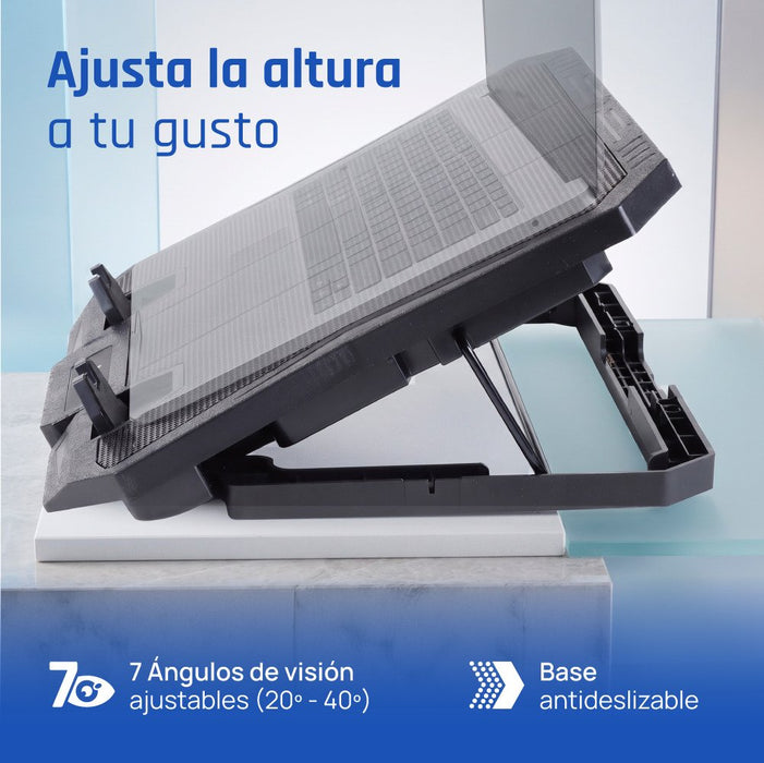 EAN 8435364319703 - iggual RP6V17 Soporte para ordenador portátil Negro 43,2 cm (17") imagen 4