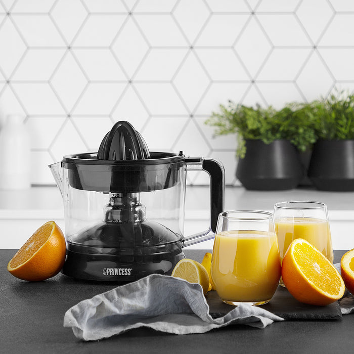 EAN 8713016068453 - Princess 201004 prensa de cítricos eléctricos 1 L 25 W Negro, Transparente imagen 18