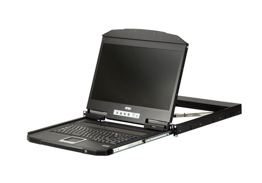EAN 4719264646812 - ATEN CL3100NX consola de rack 47 cm (18.5") 1366 x 768 Pixeles Metal, Plástico Negro 1U imagen 1