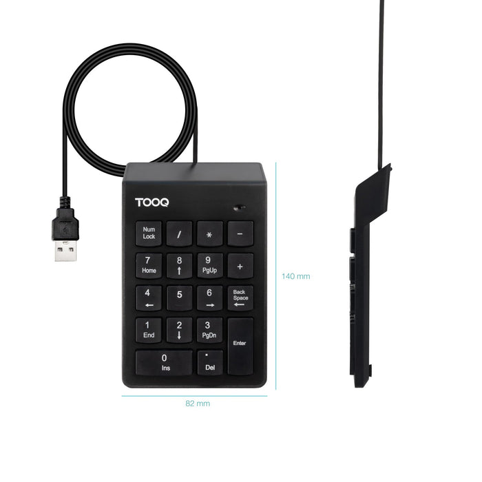 EAN 8433281017559 - TooQ TQK-2001-B teclado Oficina No imagen 2