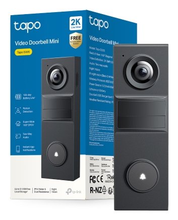EAN 1210002607810 - TP-Link Tapo D205 sistema de intercomunicación de video 3 MP Negro imagen 3