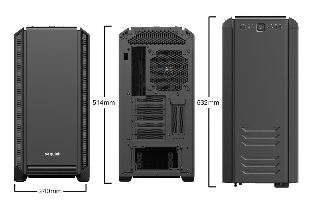 EAN 4260052187111 - be quiet! Silent Base 601 Midi Tower Negro imagen 2