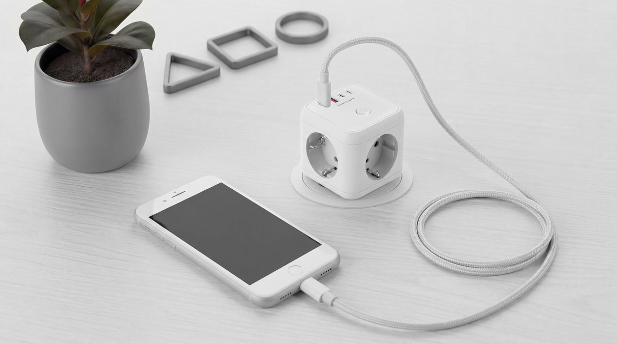 EAN 8435693114062 - Mars Gaming MDCUBE20W cargador de dispositivo móvil Blanco imagen 8
