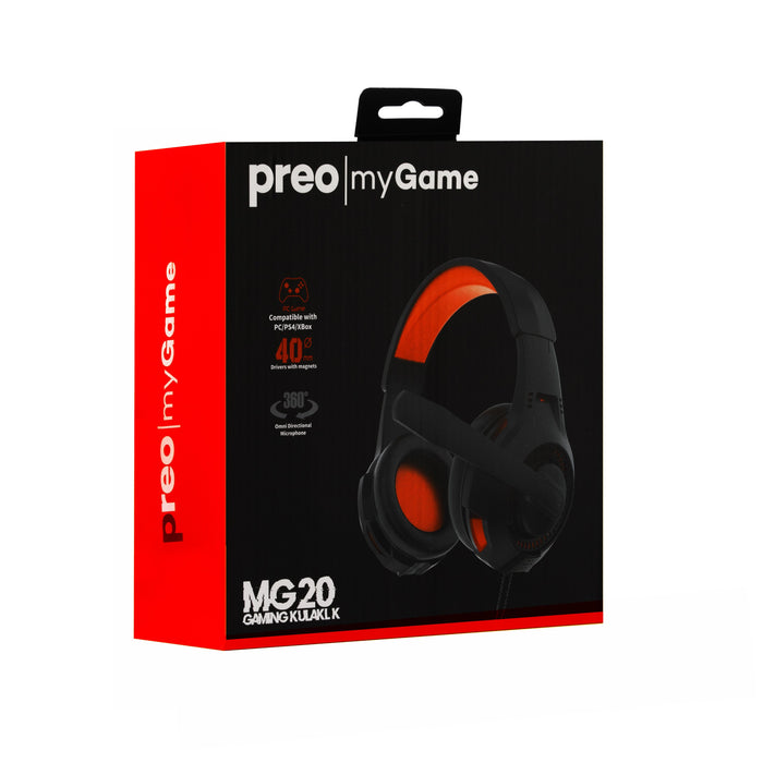EAN 8681949011504 - Preo 125085402 auricular y casco Auriculares Alámbrico Diadema Juego Negro, Rojo imagen 4