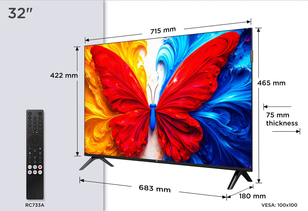 EAN 5901292530389 - TCL S5L 32S5L Televisor 81,3 cm (32") Full HD Smart TV Wifi Negro 300 cd / m² imagen 4