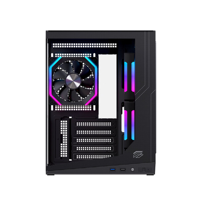EAN 6977277360936 - Einarex EXCS-SM-300R-B carcasa de ordenador Mini Tower Negro imagen 4