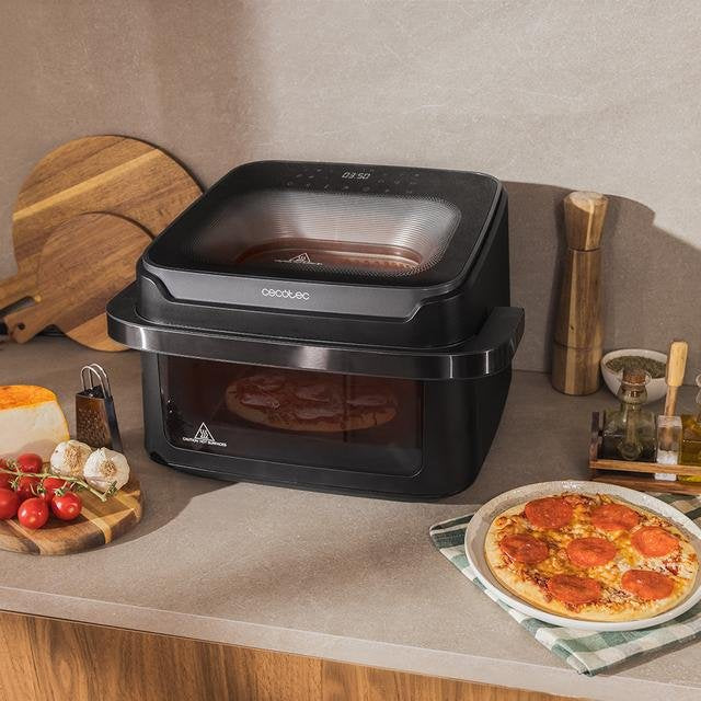 EAN 8447420197590 - Cecotec Cecofry Advance 10000 Full Vision Doble 10 L Independiente 2200 W Freidora de aire caliente Negro imagen 10