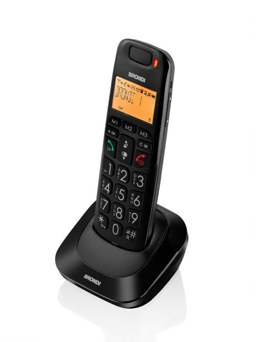EAN 8015908760309 - Brondi Bravo Bright Teléfono DECT Identificador de llamadas Negro imagen 2