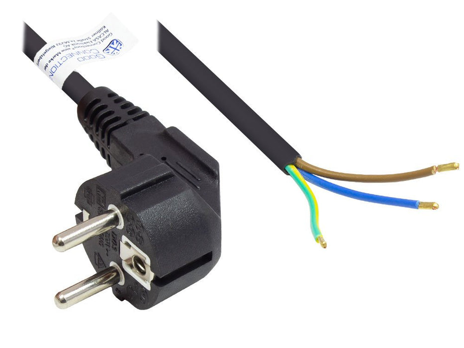 EAN 4014619168873 - Alcasa P0185-S015 cable de transmisión Negro 1,5 m Enchufe tipo E+F imagen 1