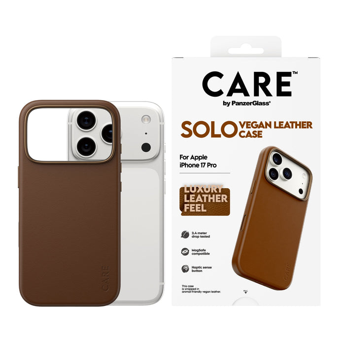 EAN 5715685037696 - PanzerGlass CARE™ by ® Solo Case Brown iPhone 17 Pro funda para teléfono móvil Marrón imagen 2