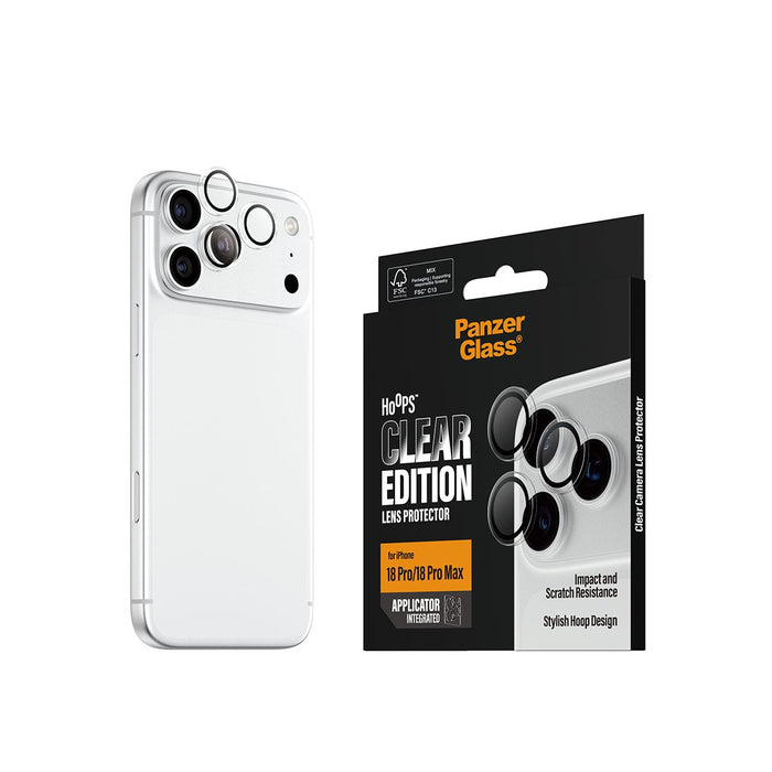 EAN 5715685043765 - PanzerGlass ® Hoops® Camera Lens Protector Transparent iPhone 2026 Pro | 2026 Pro Max Protector de pantal imagen 6