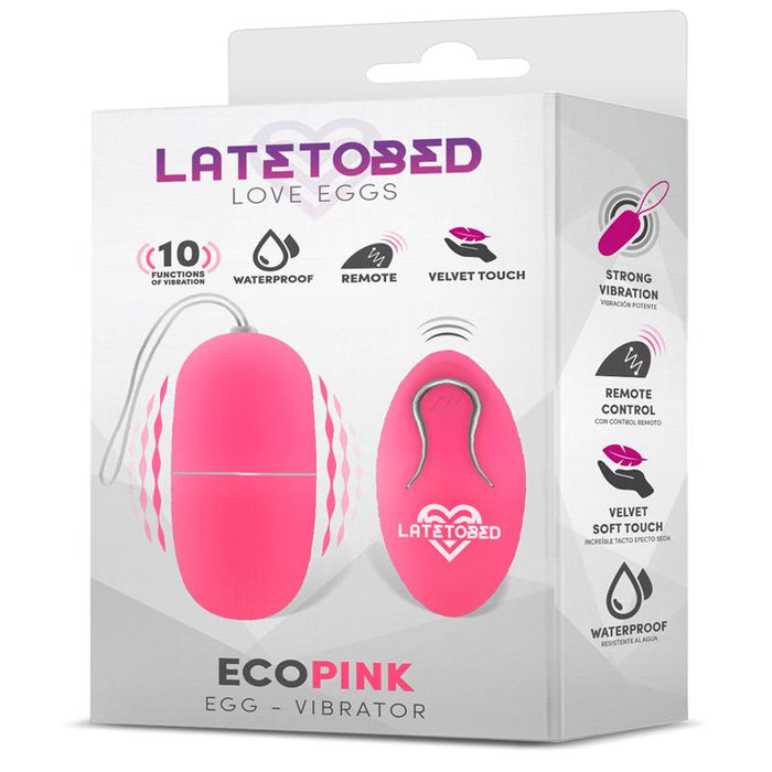 Ecopink Huevo Vibrador Con Control Remoto