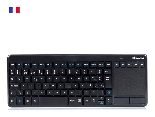 EAN 8435430611366 - NGS TV Warrior, AZERTY, FR teclado Hogar RF inalámbrico Francés Negro imagen 1