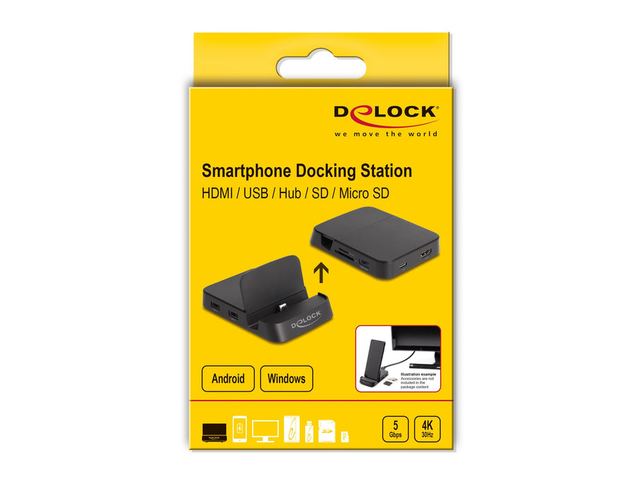 EAN 4043619880188 - DeLOCK 88018 estación dock para móvil Negro imagen 5