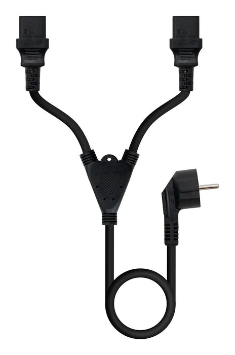 EAN 8433281013179 - Nanocable 10.22.0100 cable de transmisión 1,8 m Enchufe tipo F Acoplador C13 2 x imagen 1