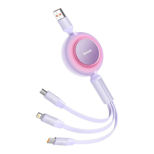 EAN 6932172609115 - Baseus CAMJ010105 cable USB USB 2.0 USB A USB C/Micro-USB B/Lightning Violeta imagen 1