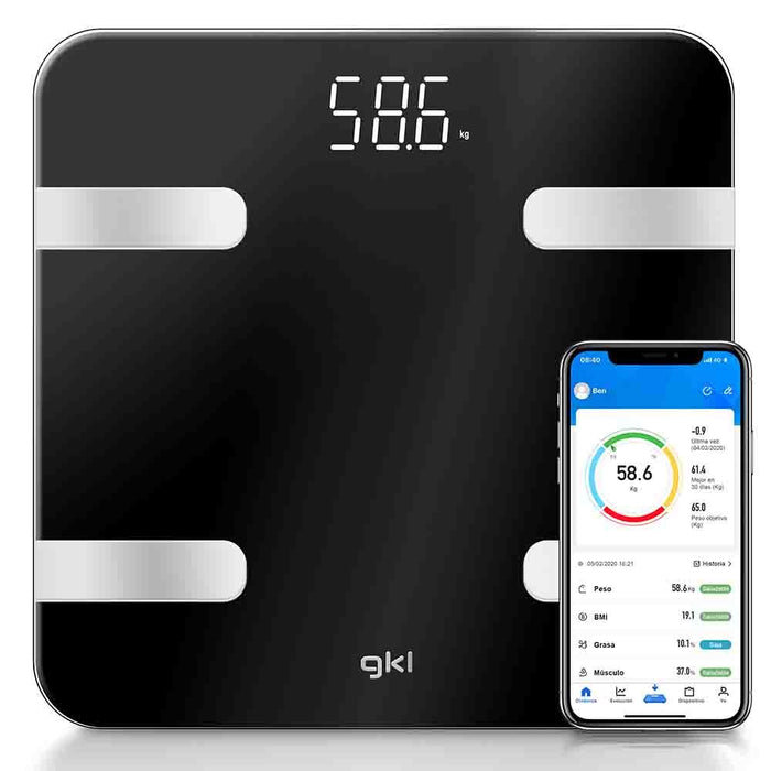 EAN 8426156016689 - Grunkel FITBLUE300BLACK báscula para bebés Negro imagen 1