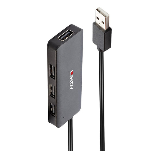 EAN 4002888429863 - Lindy 42986 hub de interfaz USB 2.0 480 Mbit/s Negro imagen 1