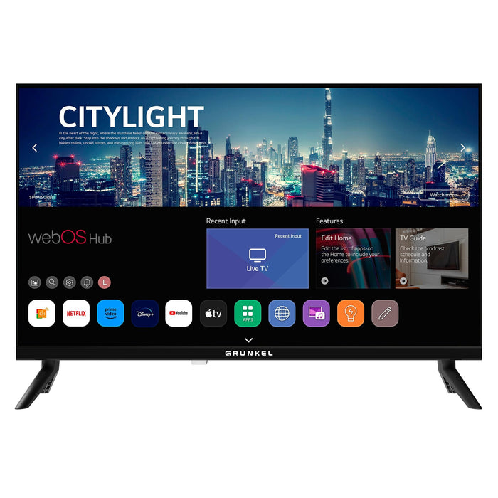 EAN 8426156018720 - Grunkel LED-24PBW Televisor 61 cm (24") HD Smart TV Wifi Negro imagen 2