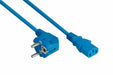 EAN 4066857002204 - Kabelmeister SK0130-B005 cable de transmisión Azul 0,5 m Enchufe tipo E+F C13 acoplador imagen 1
