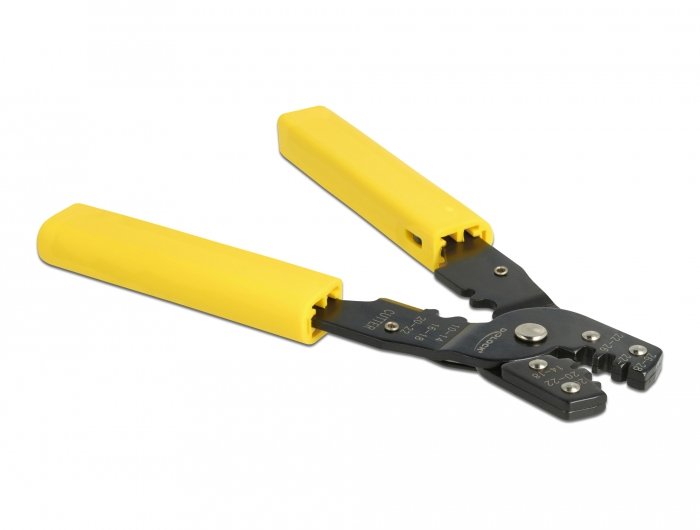 EAN 4043619905430 - DeLOCK 90543 crimpadora Herramienta para prensar Negro, Amarillo imagen 1