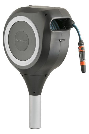 EAN 4078500052009 - Gardena RollUp Carrete de pie Automático Negro, Gris imagen 1
