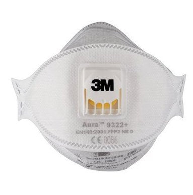 EAN 4054596315129 - 3M 9322PRO10 mascarilla antipolvo 10 pieza(s) Taza FFP2 imagen 1