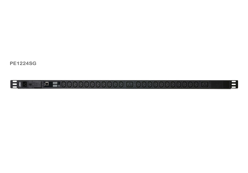 EAN 4710469340888 - ATEN PE1224SG-AT-G unidad de distribución de energía (PDU) 24 salidas AC Negro imagen 1