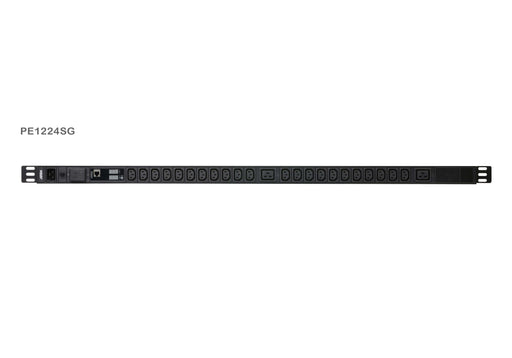 EAN 4710469340888 - ATEN PE1224SG-AT-G unidad de distribución de energía (PDU) 24 salidas AC Negro imagen 1