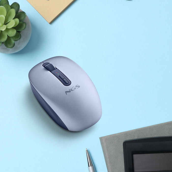 EAN 8435430628579 - NGS FOG DUAL BLUE ratón Universal Ambidextro RF Wireless + Bluetooth 1600 DPI imagen 5