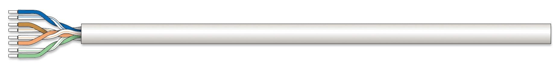 EAN 0766623334136 - Intellinet 334136 cable de red Gris 305 m U/UTP (UTP) Alrededor imagen 3