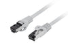 EAN 5901969437881 - Lanberg PCF8-10CU-0025-S cable de red Gris 0,25 m Cat8.1 S/FTP (S-STP) imagen 3