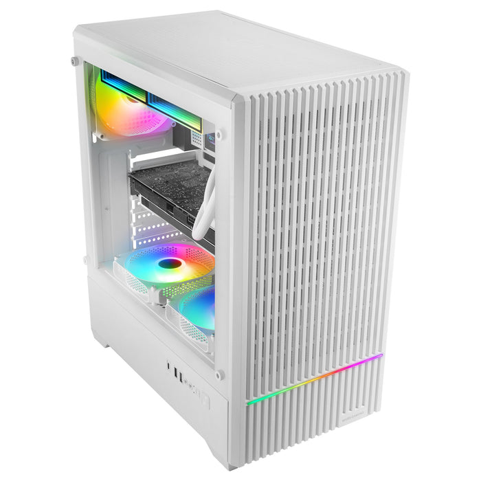 EAN 8435693114383 - Mars Gaming MCQUANTUMW carcasa de ordenador Midi Tower Blanco imagen 3