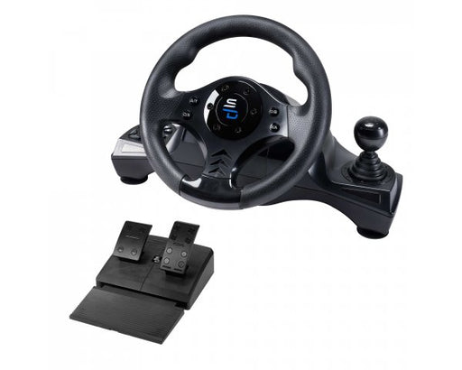 EAN 3701221702151 - Subsonic SA5156-NG mando y volante Negro USB Volante + Pedales PC, PlayStation 4, Xbox One, Xbox Series X imagen 1