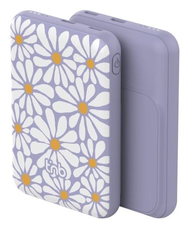 EAN 3303170121764 - T'nB PBUMAG5FLO batería externa Polímero de litio 5000 mAh Cargador inalámbrico Lavanda imagen 2