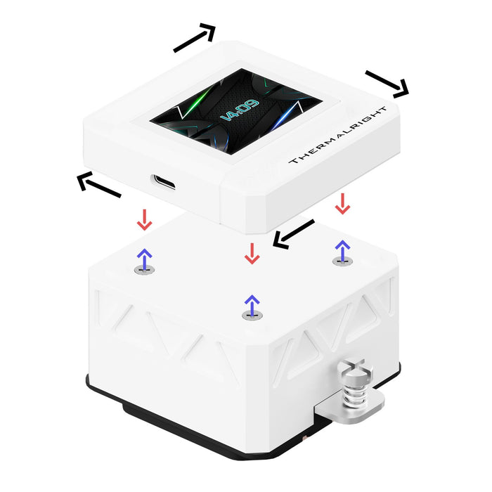 EAN 814256020510 - Thermalright Frozen Warframe 360 Procesador Sistema de refrigeración líquida todo en uno 12 cm Blanco 1 pi imagen 3