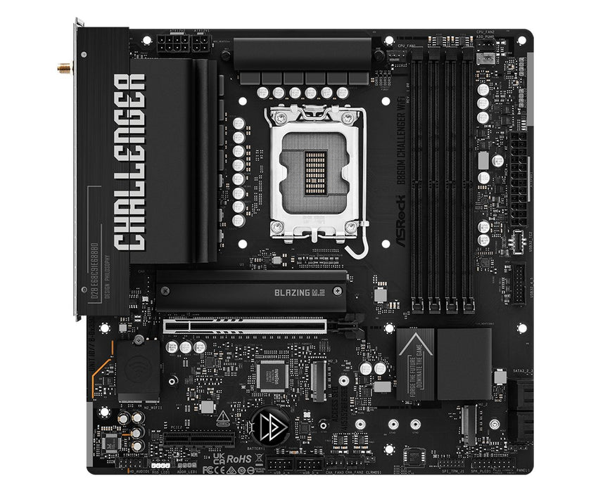 EAN 4711581494602 - Asrock B860M Challenger WiFi Intel B860 LGA 1851 (Socket V1) micro ATX imagen 3