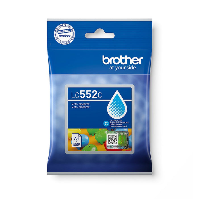 EAN 4977766843225 - Brother LC552C cartucho de tinta 1 pieza(s) Original Cian imagen 1