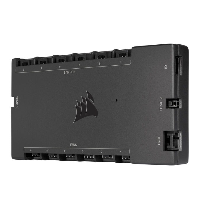 EAN 0840006629788 - Corsair iCUE Commander Core XT controlador de velocidad de ventilador 6 canales Negro imagen 2
