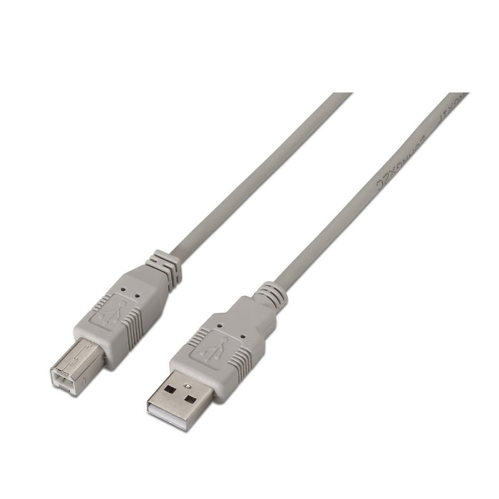 EAN 8436574700039 - AISENS A101-0004 cable USB USB 2.0 4,5 m USB A USB B Beige imagen 1