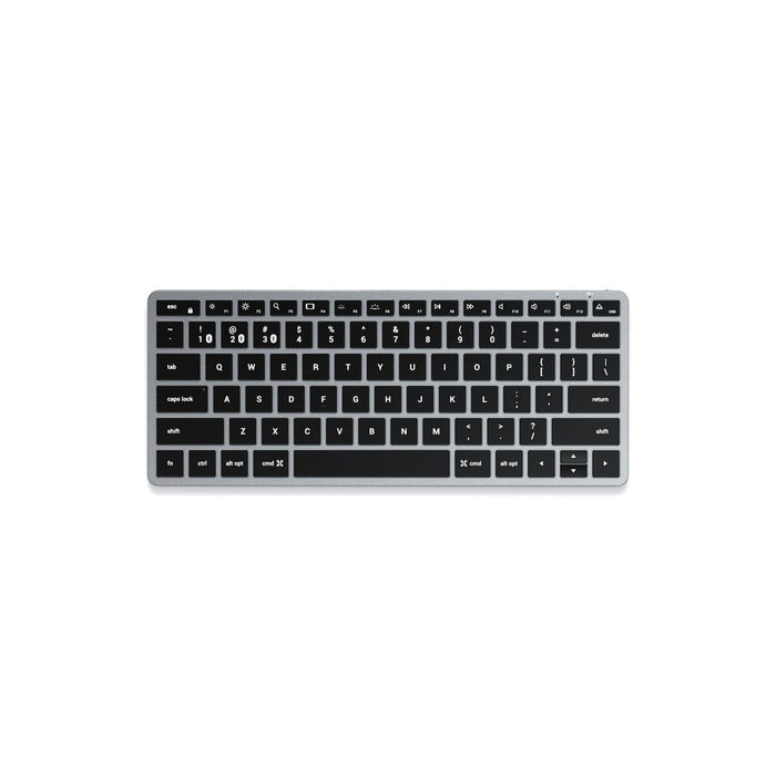 EAN 0879961009038 - Satechi Slim X1 teclado Oficina Bluetooth QWERTY Inglés Negro, Gris imagen 1