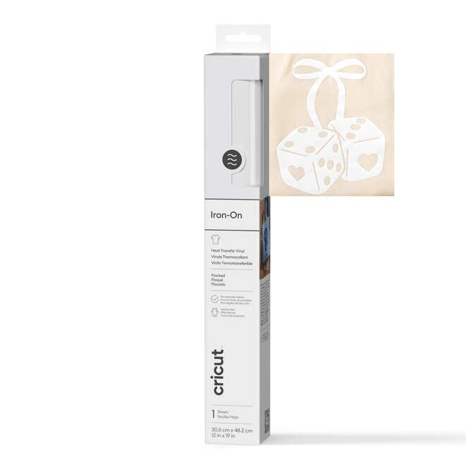 EAN 93573439698 - Cricut Flocked Iron-On Rollo de vinilo de termotransferencia Vinilo de termotransferencia liso imagen 1