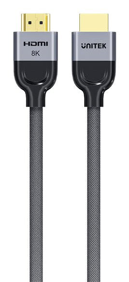 EAN 4894160058287 - UNITEK 8K Braided Nylon 2M cable HDMI HDMI tipo A (Estándar) Gris imagen 1