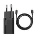 EAN 6953156230057 - Baseus TZCCSUP-B01 cargador de dispositivo móvil Universal Negro Corriente alterna Carga rápida Interior imagen 1