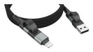 EAN 4013674213627 - Ansmann 1700-0188 cable USB 1,2 m USB A/USB C USB C/Lightning Negro, Plata imagen 9