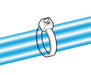 EAN 5022660019029 - Hellermann Tyton T50L presilla Poliamida Blanco 100 pieza(s) imagen 3