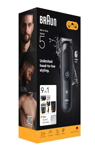 EAN 7500435245029 - Braun AIO5540 cortadora de pelo y maquinilla Negro 14 Ión de litio imagen 2