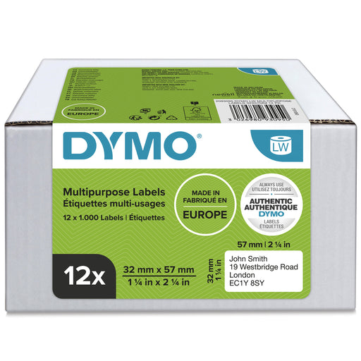 EAN 3026980930950 - DYMO LW - Multi-Purpose Labels - 32 x 57 mm - 2093095 Blanco Etiqueta para impresora autoadhesiva imagen 1